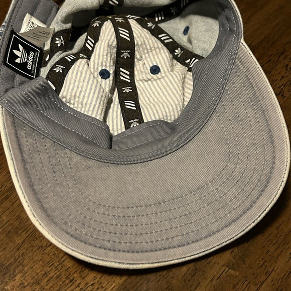 Adidas Washed Denim Cap with Black Logo - Picture 8 of 12